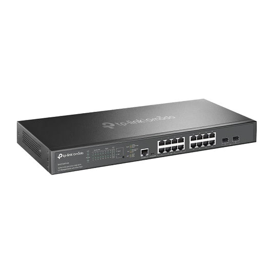 Switch TP-Link Omada SG3218XP-M2 administrable L2+ 16 x RJ45 2.5Gbps (8 PoE+ 802.3at max. 240W) 2x SFP+ 10GE 1x RJ45 consola 1x microUSB