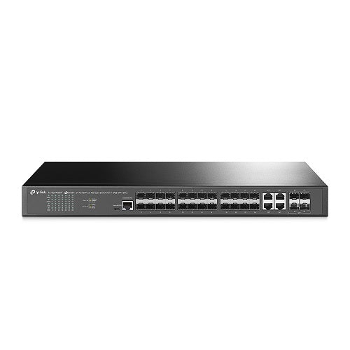 Switch TP-Link JetStream TL-SG3428XF administrable L2+ 28 puertos SFP gigabit (4 puertos combo SFP/RJ45) + 4 puertos SFP+ 10Gbps