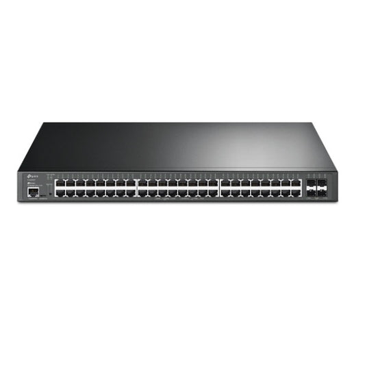 Switch TP-Link JetStream TL-SG3452XP administrable L2+ 48 puertos gigabit PoE+ 802.3af/at max. 500W 4 puertos SFP+ 10Gbps