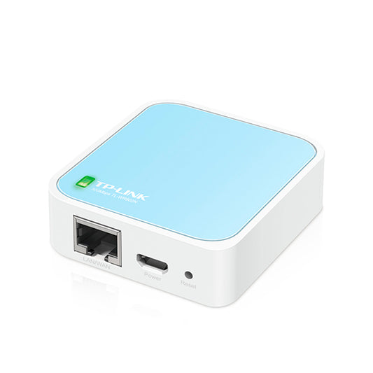 Router inalámbrico Nano TP-Link TL-WR802N tamaño de bolsillo N 300Mbps 1 puerto WAN/LAN 10/100 modo AP/Repetidor/WISP