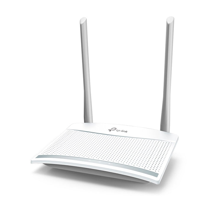 Router inalámbrico TP-Link TL-WR820N N 300Mbps 2 antenas externas 1 puerto WAN y 2 puertos LAN 10/100 modo AP/Extensor/WISP
