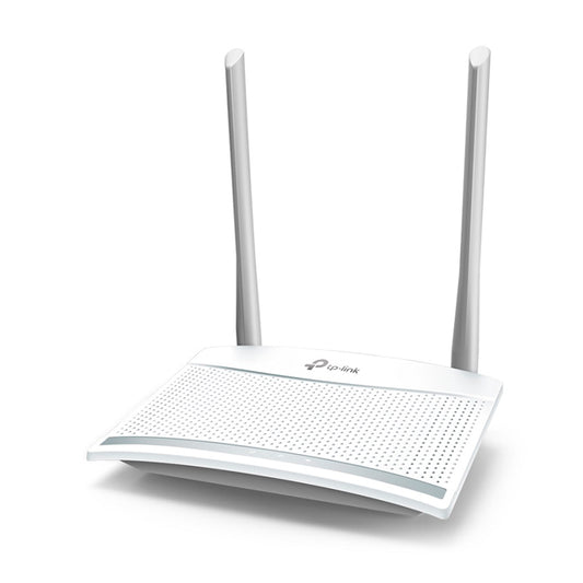 Router inalámbrico TP-Link TL-WR820N N 300Mbps 2 antenas externas 1 puerto WAN y 2 puertos LAN 10/100 modo AP/Extensor/WISP