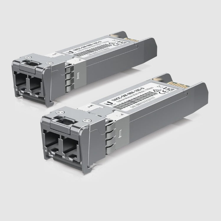 Modulo de red Ubiquiti UACC-OM-SM-10G-D-2 UFiber Modulo SFP+ 10G transceptor MiniGibic MonoModo 10 Gbps distancia 10 km conectores LC 2 hilos (duplex)