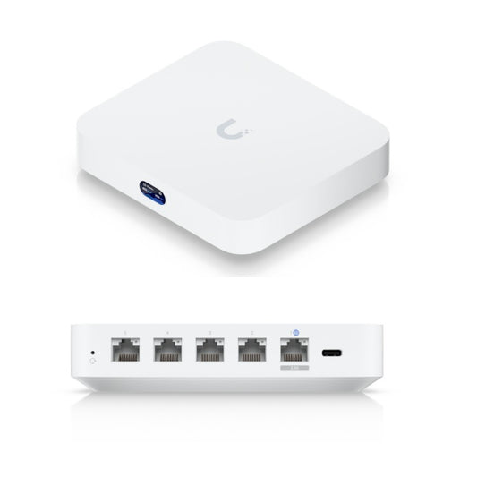 Router Ubiquiti UCG-ULTRA - UniFi Cloud Gateway Router multiWAN para balanceo/failover Integra UniFi Network para administrar hasta 30 dispositivos UniFi (1)