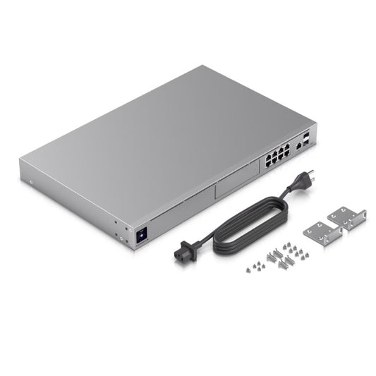 Consola Ubiquiti UDM-SE UniFi OS Console: Dream Machine Special Edition 8 puertos LAN RJ45 con POE 1 LAN SFP+1 WAN 2.5G RJ45 y1 WAN SFP+ 128 GB de memoria
