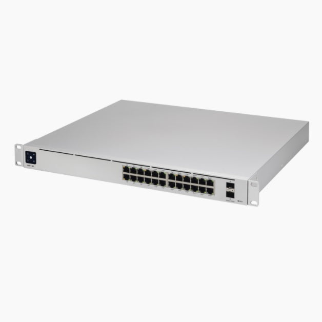 Switch Ubiquiti Unifi USW-PRO-24-POE 24 Puertos Gigabit PoE Max 400w 2 Puertos Sfp+ 10g Administrable Capa 3