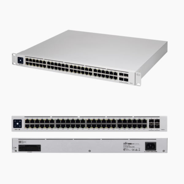 SWITCH UBIQUITI USW-PRO-48-POE - UNIFI SWITCH GIGABIT POE PRO/ 48 PUERTOS PoE GIGABIT ETHERNET/ 4 PUERTOS SFP 1-10G / POE 600 WATTS