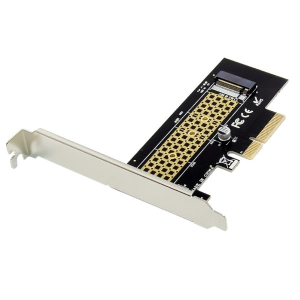Tarjeta controladora X-Media PCI Express X-Media XM-PEX4-M2M M.2 NVMe M-Key SSD (PCIe x4) incluye bracket low profile