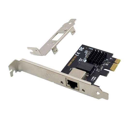 Adaptador X-Media XM-NA4810 PCI Express 1 puerto RJ45 hasta 2.5Gbps chipset Realtek RTL8125B LED indicador enlace
