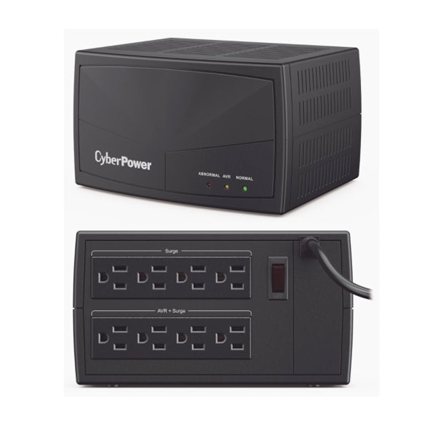 Regulador CyberPower CL2000VR 2000VA/1000W 8 contacos NEMA5-15R (4 AVR+supresor y 4 supresor) 245 Joules filtración EMI y RFI