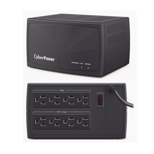 Regulador CyberPower CL2000VR 2000VA/1000W 8 contacos NEMA5-15R (4 AVR+supresor y 4 supresor) 245 Joules filtración EMI y RFI