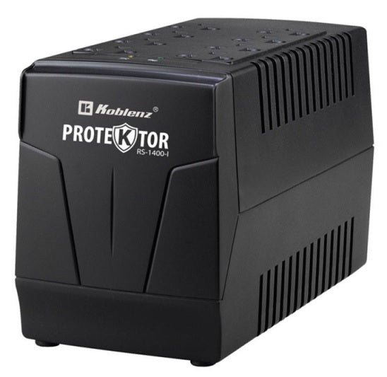Regulador Koblenz RS-1410 Protector 1410 VA/700W 8 contactos NEMA5-15R regulados aterrizados con desconexión alto voltaje