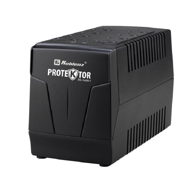 Regulador Koblenz RS-1410 caja abierta / maltratada Protector 1410 VA/700W 8 contactos NEMA5-15R regulados aterrizados con desconexión alto voltaje