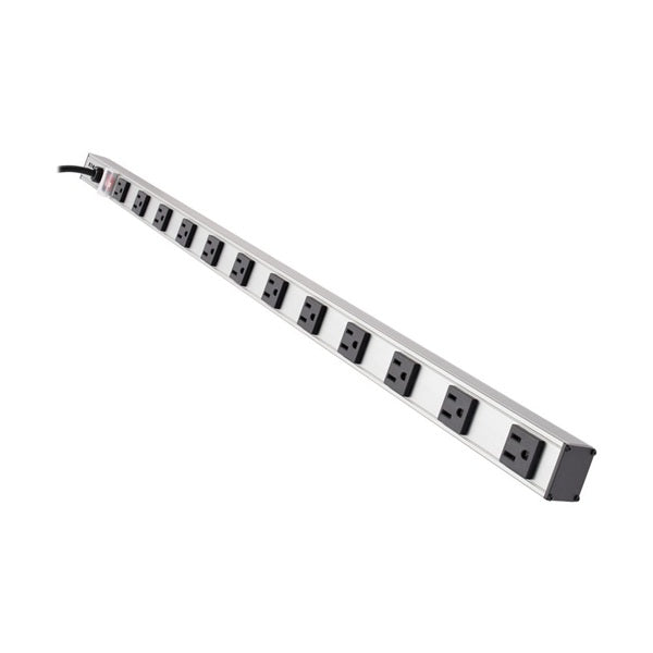 Barra de contactos vertical Tripplite PS3612 15A 120V 12x NEMA 5-15R 50/60 Hz conector entrada NEMA 5-15P 36 pulgadas longitud