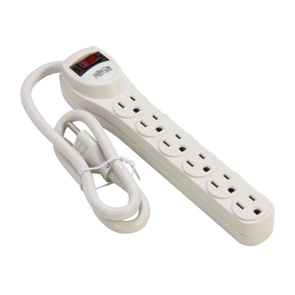 Supresor de picos TrippLite TLP602 Protect It! 6 contactos NEMA 5-15R 180 joules cable de 0.6m
