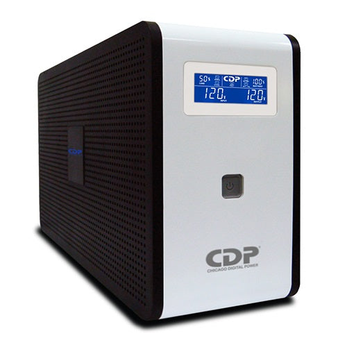 UPS inteligente CDP R-SMART751 750VA/375W LCD 10 NEMA 5-15R (5 c/protección batería) 1x RJ11/RJ45