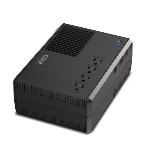 UPS interactivo CDP RUPR604 600VA/ 300W 120V 4x NEMA 5-15R con respaldo/AVR y supresión de picos rango voltaje 80Vca - 150Vca