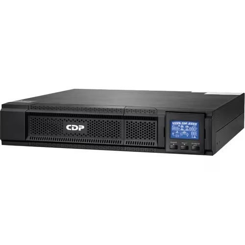 UPS CDP Online UPO11-3RTAXI 220 VCA rack 2U/torre doble conversión Onda Senoidal pura 3000VA/3000W LCD 8 IEC-13 (4 programables) 1x conector NEMA 5-15P / IEAC-C19 y 1 x conector IEC-C20 / IEC-C19