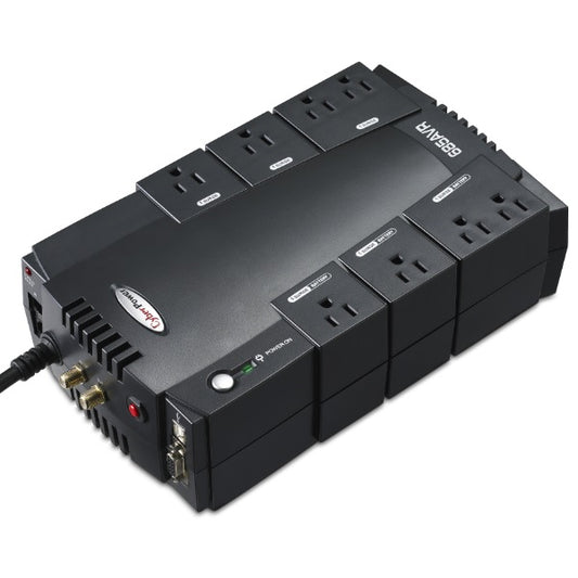 UPS CyberPower línea interactiva CP685AVR 685VA/390W 8 NEMA 5-15R (4 c/protección batería) 120V Energy Star