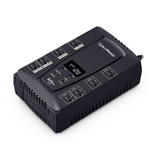 UPS CyberPower Intelligent LCD CP825AVRLCD 825VA/450W 8 NEMA 5-15R (4 c/protección batería) 120V Energy Star