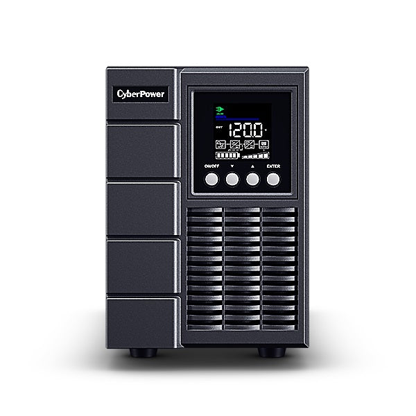 UPS Smart App Online S doble conversión CyberPower OLS2000A LCD color 2000VA/1800W torre 4x NEMA 5-20R RoHS NOM-001 modo ECO