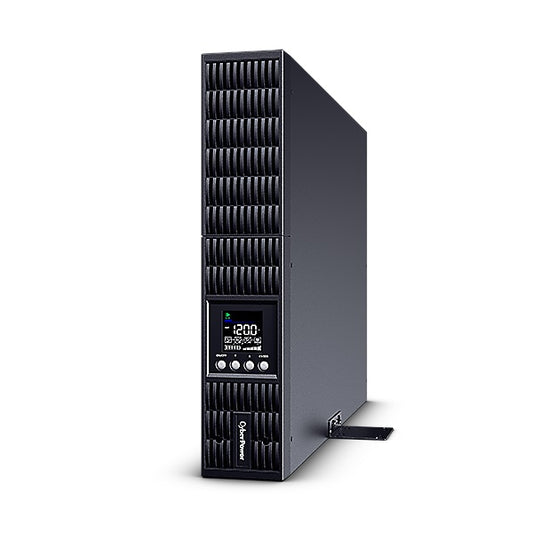 UPS Smart App Online S doble conversión CyberPower OLS3000RT2UA LCD color 3000VA/2700W 120V rack 2U/ torre 6x NEMA 5-20R RoHS modo ECO