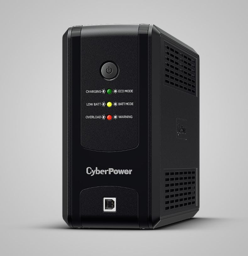 UPS línea interactiva CyberPower UT1000GU 1000VA/500W AVR 8 NEMA 5-15R (4 c/protección bat.) 1 puerto USB Tipo B Green Power