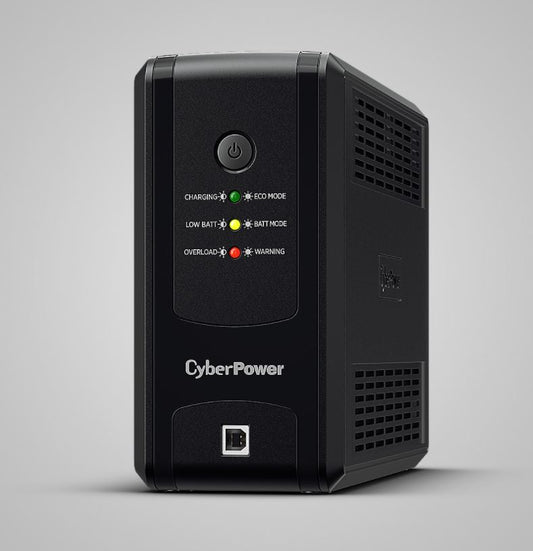 UPS línea interactiva CyberPower UT1000GU 1000VA/500W AVR 8 NEMA 5-15R (4 c/protección bat.) 1 puerto USB Tipo B Green Power