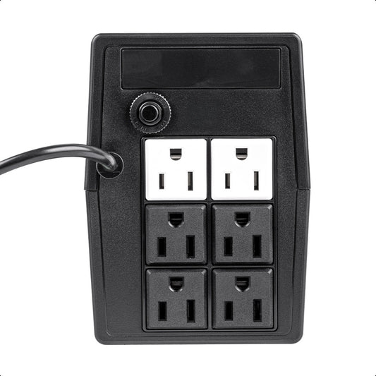 UPS No-Break Energizer ERENUPS8VA 800VA/ 480W 6 NEMA 5-15R (4 con protección batería) 120V 60Hz batería 12V / 9Ah