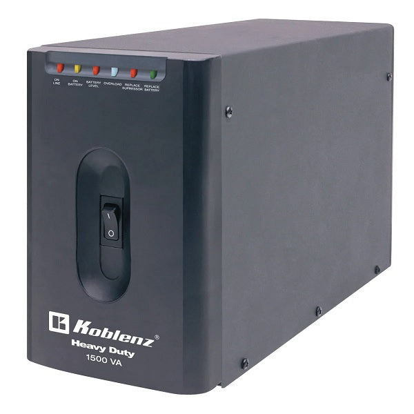 UPS Koblenz 15007 USB/R línea interactiva 1500VA/900W 7 NEMA 5-15R (4 c/protección batería) 120V protección RJ-11 y RG6