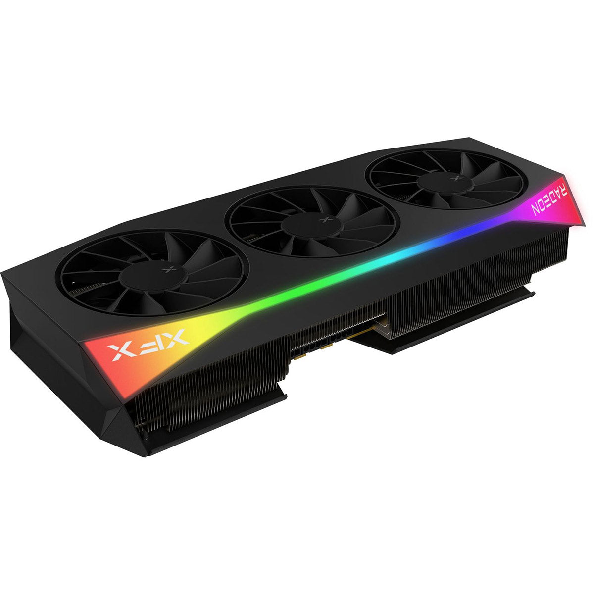 TARJETA DE VIDEO XFX (RX-97TRGBBB9) MERCURY RADEON RX 9070XT,16GB GDDR6,2570MHZ,3*DP,HDMI.TECH
