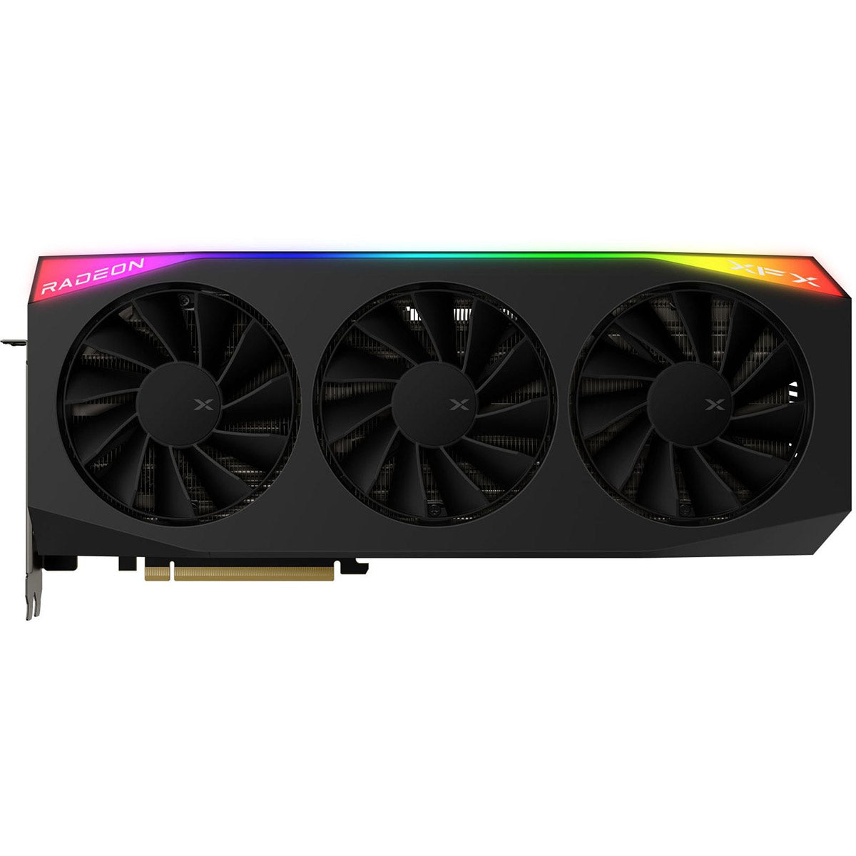 TARJETA DE VIDEO XFX (RX-97TRGBBB9) MERCURY RADEON RX 9070XT,16GB GDDR6,2570MHZ,3*DP,HDMI.TECH