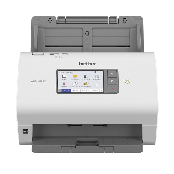 Escáner Brother ADS-4900W ADF Scanner Resolución 1200 x 1200 DPI 100 PPM