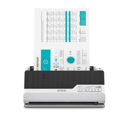 Escaner Epson DS-C490 600 dpi Scanner Duplex a color USB 2.0 alta velocidad Tipo-C 40ppm / 80ipm