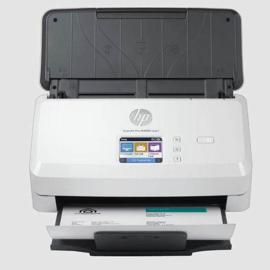 Escáner HP scanjet pro N4000 snwl ADF 600 dpi UFB