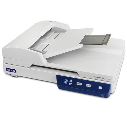 Escaner Xerox Duplex Combo Scanner XD-COMBO USB 2.0 ADF 35 Hojas 30 ppm / 60 ipm Cristal plano(Ciclio diaro 1 500)