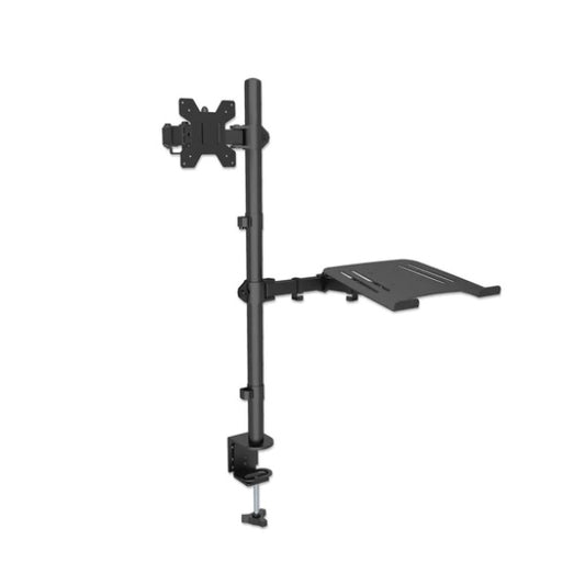Soporte Manhattan para Monitor y Laptop 13 a 32 pulgadas 8KG en escritorio