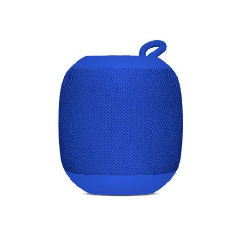 Bocina portatil Brobotix Inalambrica 360 bluetooth radio FM puerto USB micro SD modelo 263045 color Azul