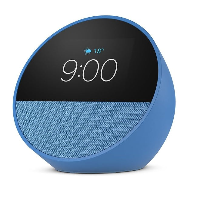Asistente Amazon ECHO SPOT pantalla 2.83 pulgadas azul