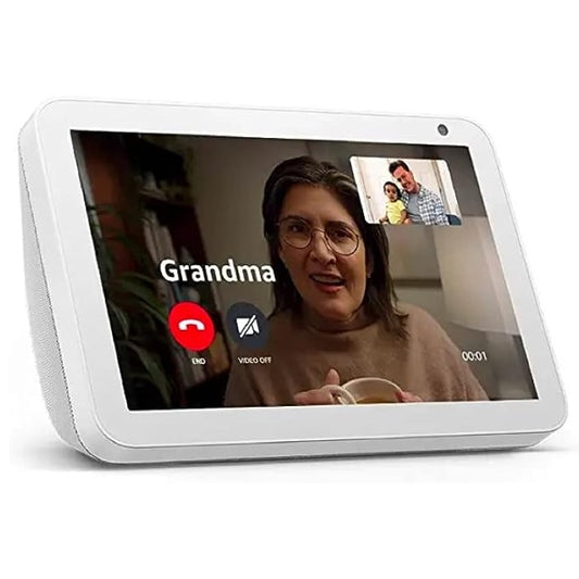 Asistente Amazon Echo Show 8 blanca pantalla 8pulgadas sistema alexa