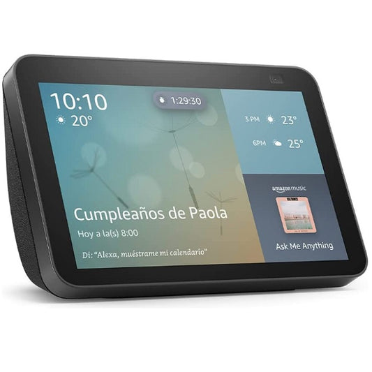 Asistente Amazon Echo Show 8 Negra pantalla 8pulgadas sistema alexa