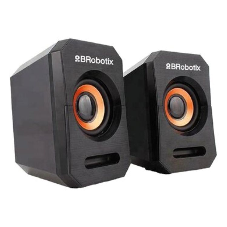 Bocinas Brobotix Multimedia Negro cobre RGB USB 3.5MM 963906