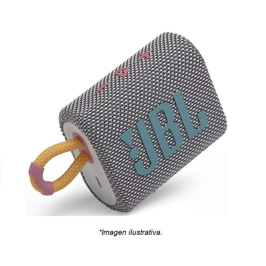 Bocina Jbl Go 3 portátil Bluetooth Waterproof Gris