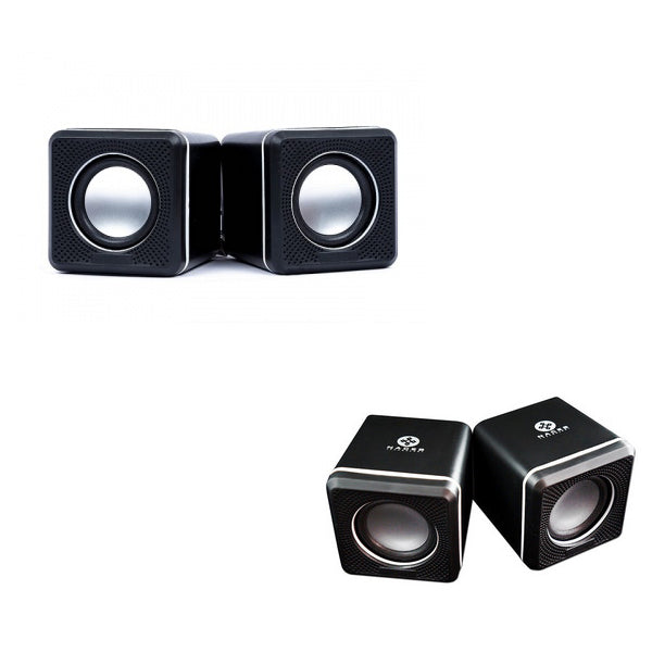 Bocina Naceb portable con entrada USB modelo NA-082 color Negro