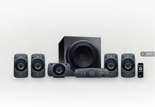 Bocinas Logitech Z906 5.1 THX 1000Watts RMS PC/MAC/MP3/IPOD/DVD sistema