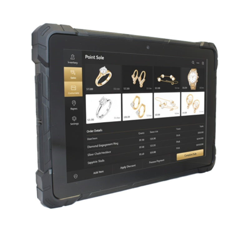 Tableta Ec Line EC-WT-20-SCAN de Uso Rudo Touch Screen 10.1 Intel Gemini lake N4120 Win 11 Ram 8Gbddr Rom 128GB EMMC Wifi 2.4G&5Ghz RS232 DB9 PUERTOS HDMI/USB3.0/TF Slot/Earphone Bateria 800