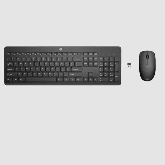 Kit teclado y mouse HP 235 inalambrico Compatibles con Windows negro