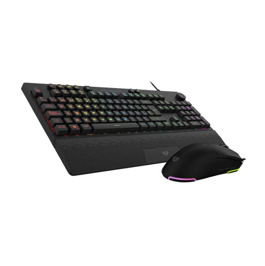 Kit Teclado y Mouse Balam Rush Squad Master Pro KTM777 Gamer Negro