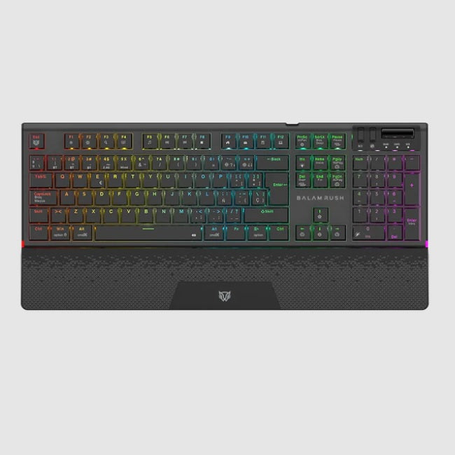 Teclado Gamer Balam Rush Dominate Expert GK979I Negro Inalambrico ANTI-GHOSTING RGB