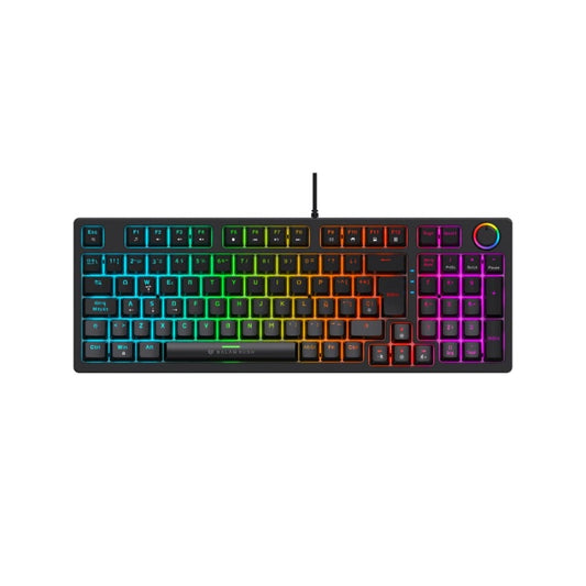 Teclado Gamer Balam Rush DominaX Pro GK777 RGB alambrico negro